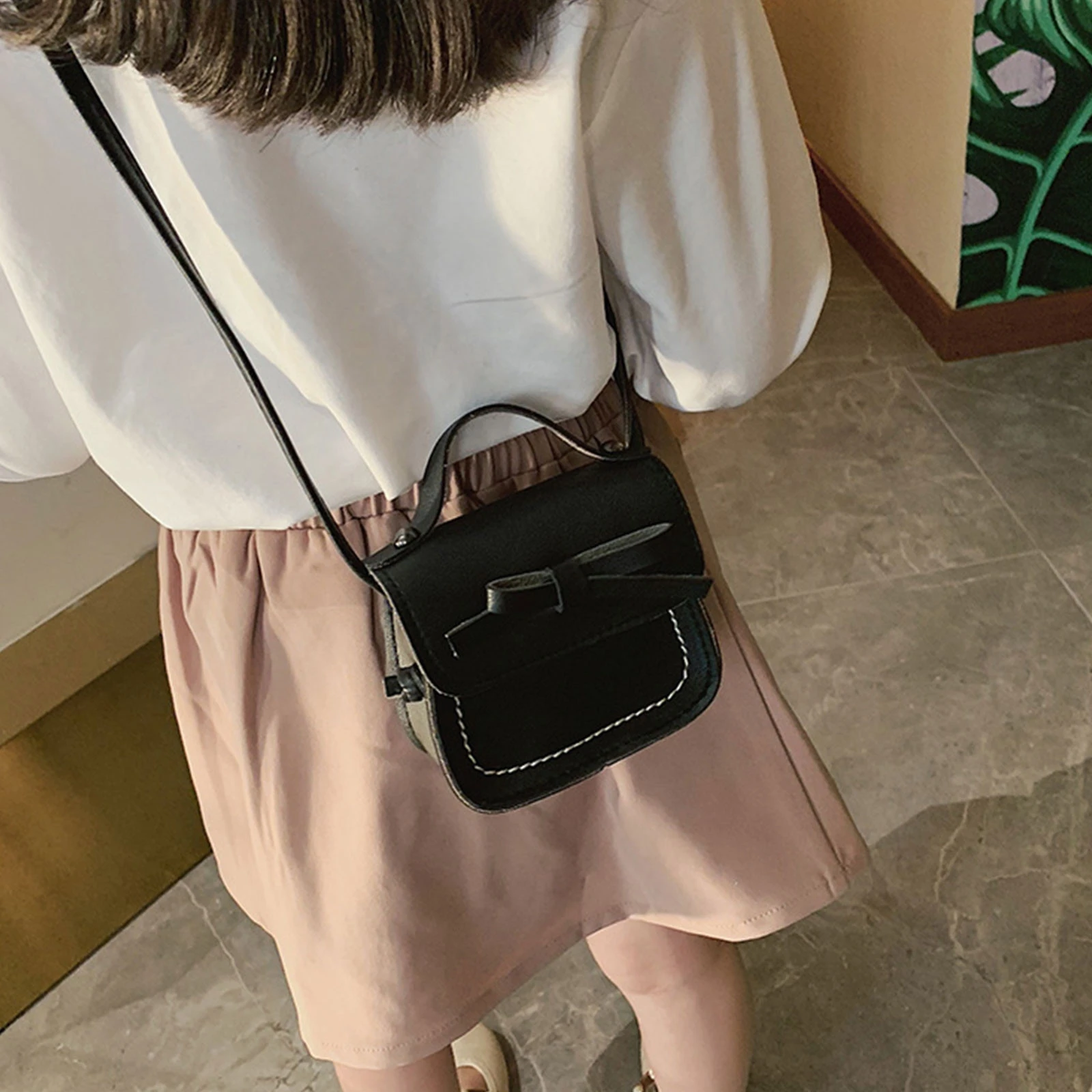 

Fashion Small Wallet Little Girl Toddler Cute Bow Crossbody Bag Children Mini Korean Handbag Children Clothing Accessories