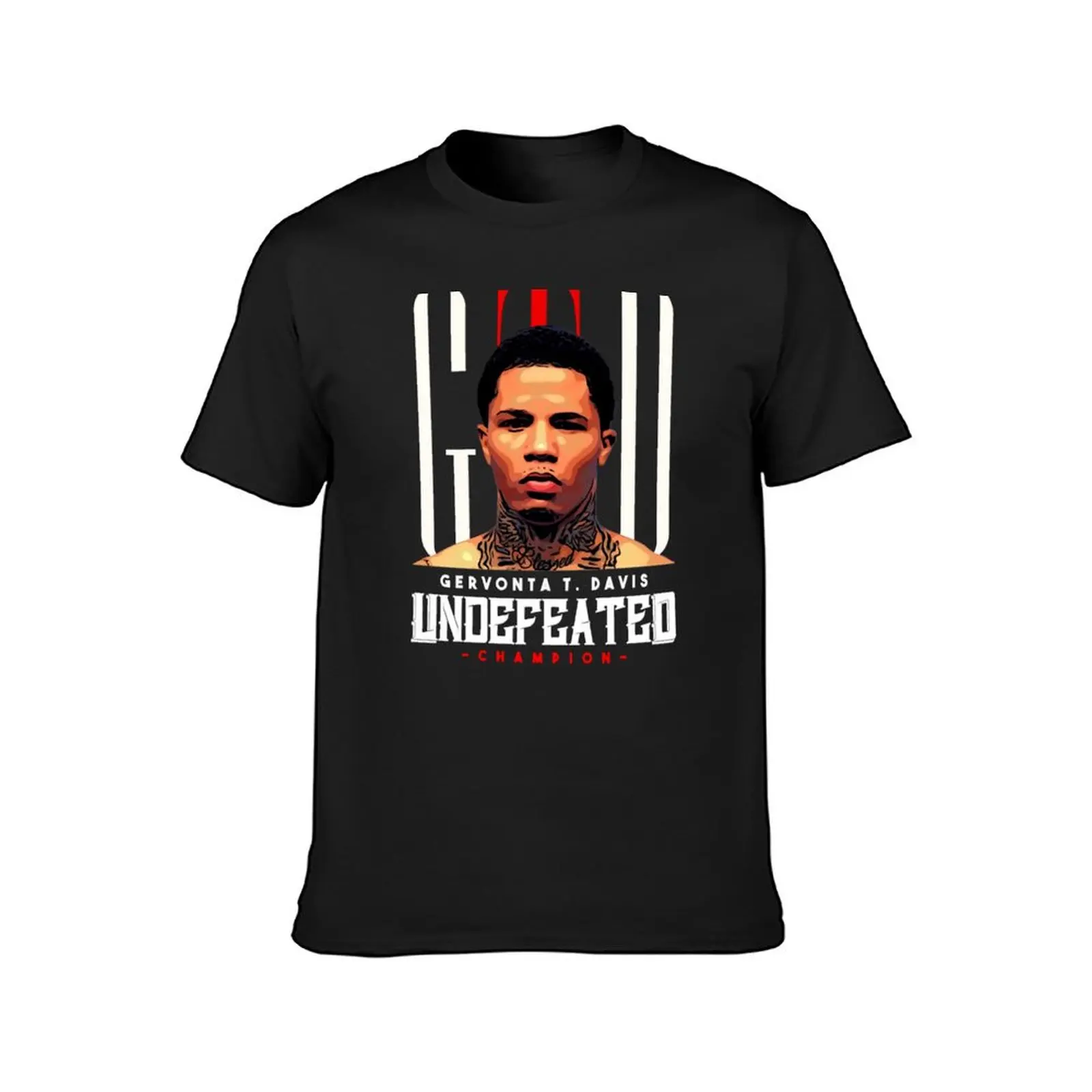 GERVONTA DAVIS T-Shirt customs design your own Aesthetic clothing cute clothes mens plain t shirts