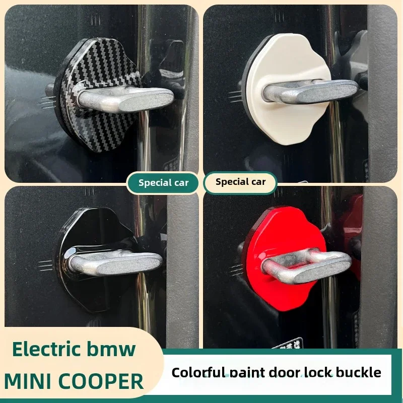 

For Pure Electric MINI J01 J05 Door Lock Buckle Rust-proof Dust Cover Interior Sticker Cooper Color Change Modification