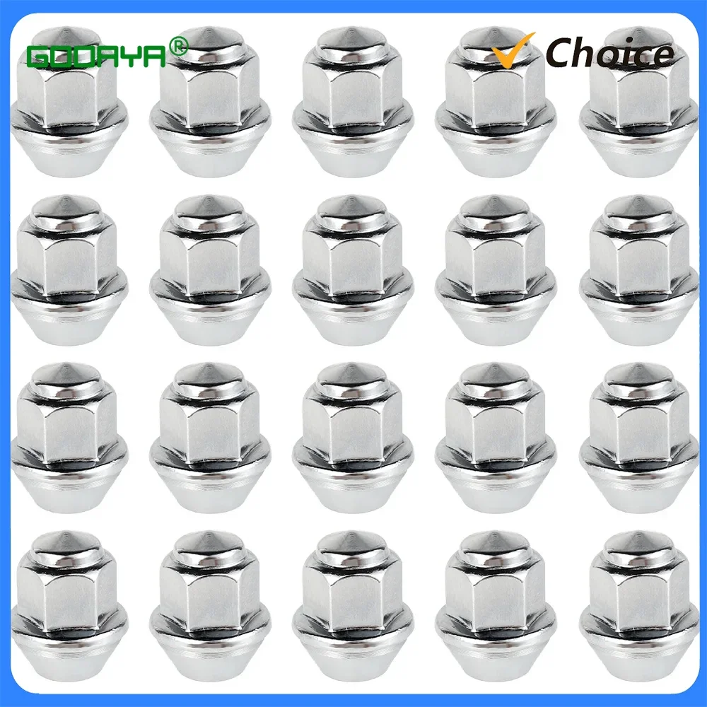 5/20 Pz Dadi Ruota Per Ruote Ford M12x1.5 19mm Hex Dadi Ruota 60 Gradi Cono In Acciaio Al Carbonio Placcato Dadi di Ricambio OEM 1678260