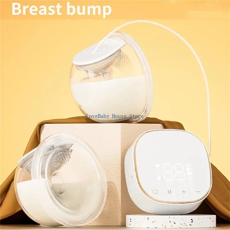 BX0D مضخة الرضاعة الطبيعية الكهربائية القابلة للفصل مزدوجة الجانب جامع الحليب التلقائي غير مرئية يرتدي مضخة الحليب للأمهات #4