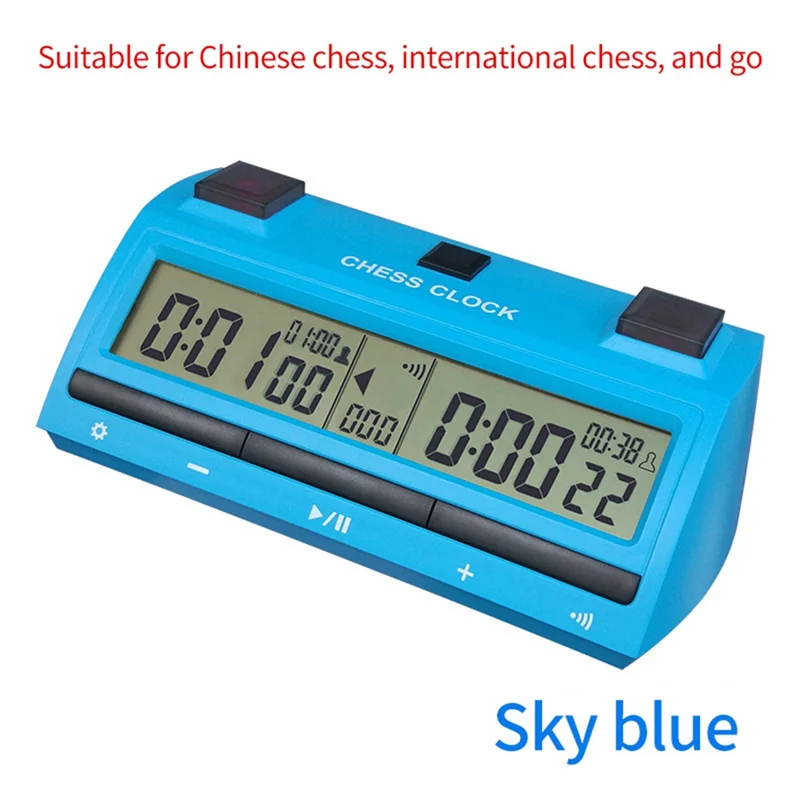 

1 Piece Chess Clock Count Up Down Board Game Stopwatch Bonus Competition Hour Meter-AS55