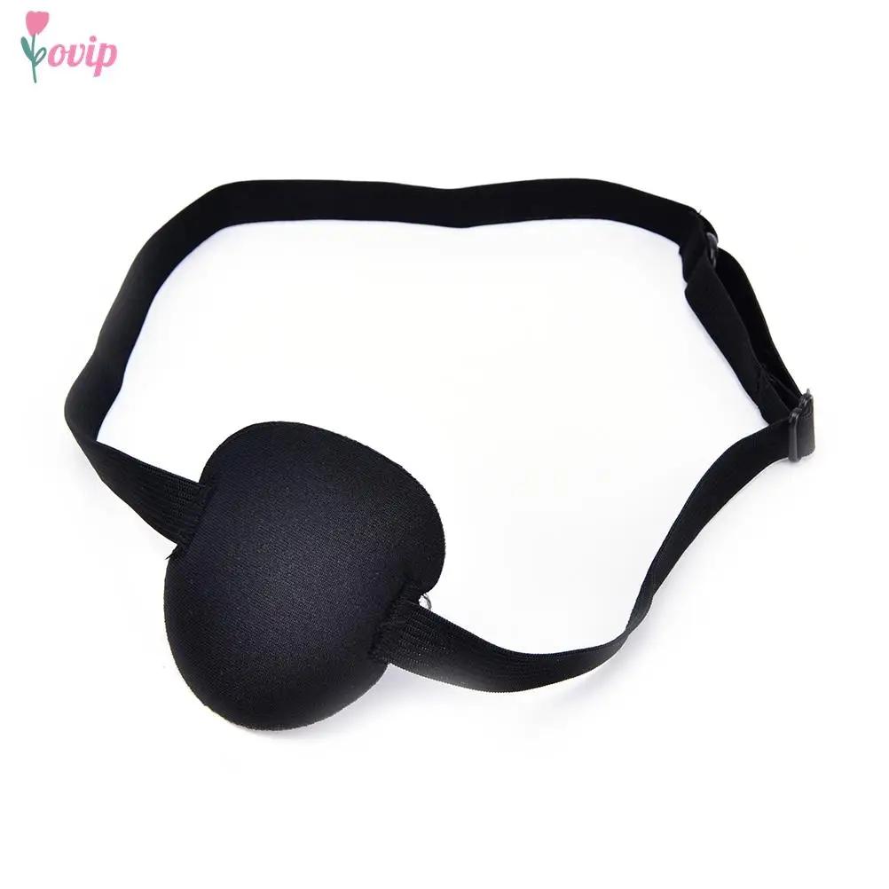 3D Foam Groove Eyeshade Hot Single Eye Patch Eye Patch Halloween Party Pirate Costume Accessory Concave Eye Patch Care Tool