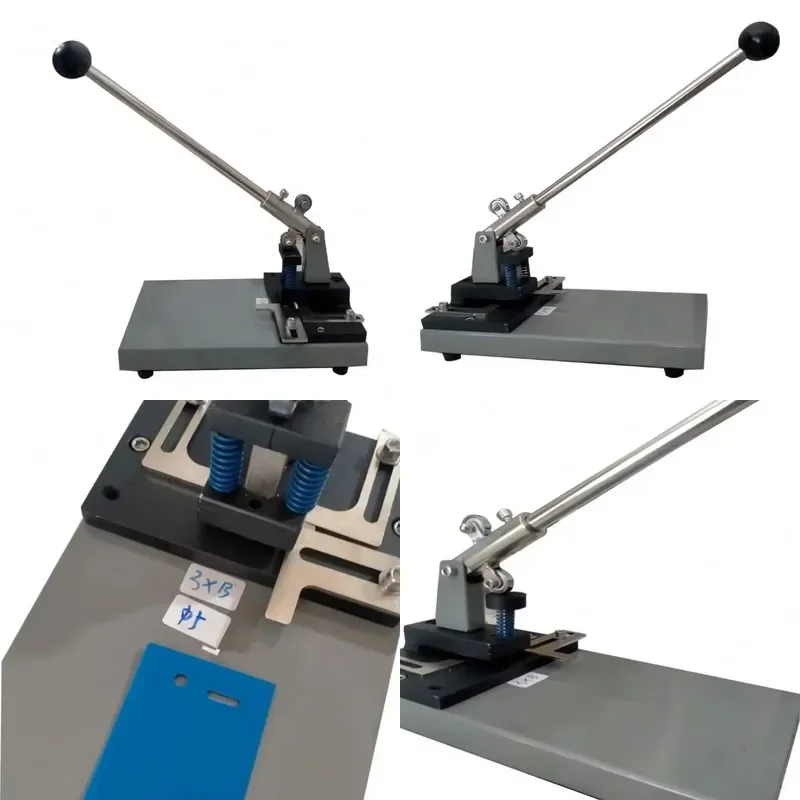 

TEBAK Factory Price Heavy Manual PVC Business Card Book Paper Round Corner Rounding Cutting Machine