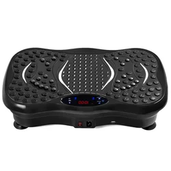 Home Use 3d Vibration Machine Plate Vibration Platform With Resistance Exercise Band