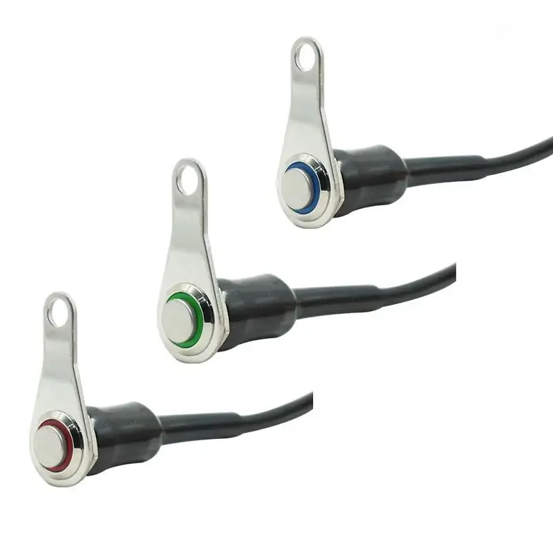 Wasserdicht Edelstahl Led Motorrad Schalter ein/aus Lenker Einstellbare Halterung Schalter Taste Selbst-lock Motos Zubehör