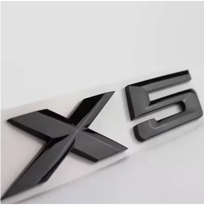 For BMW X 5 E70 ‎E53 ‎F15 X5 Letter Trunk Emblem Rear Badge Decal Sticker Black Brand New And High Quality view 6