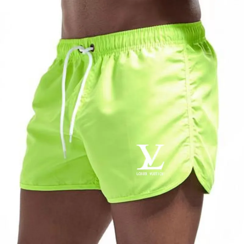 Shorts de praia esportivos masculinos, calças leves, de bolso, agasalho solto, verão, locs, 2024