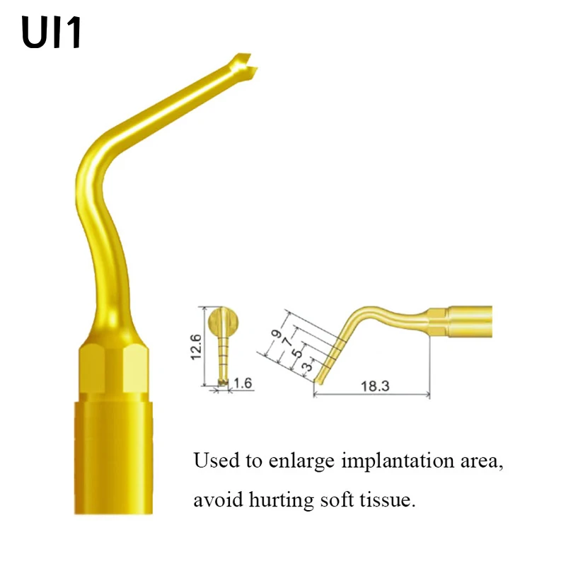 Dentale Piezochirurgie-Spitze für Mectron Woodpecker Sinus-Lifting, Scaling, Implantat, Exelcymosis, Dentalmaschine, Mikrosäge, Knochenschneiden – Detail 6