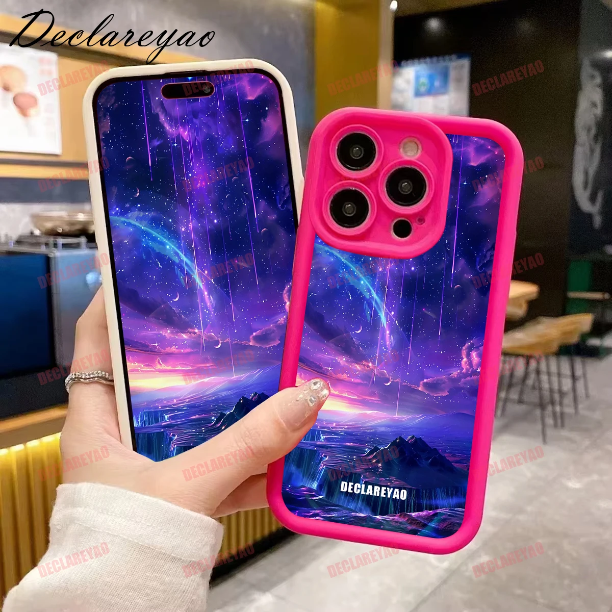 DECLAREYAO ماتي بولي يوريثان لينة خفيفة سليم حالات ل Redmi 12S 12C 11A الترا K50 Po 13C 9A A2 11S A1 9AT 9i 9C يغطي حافظة للصدمات