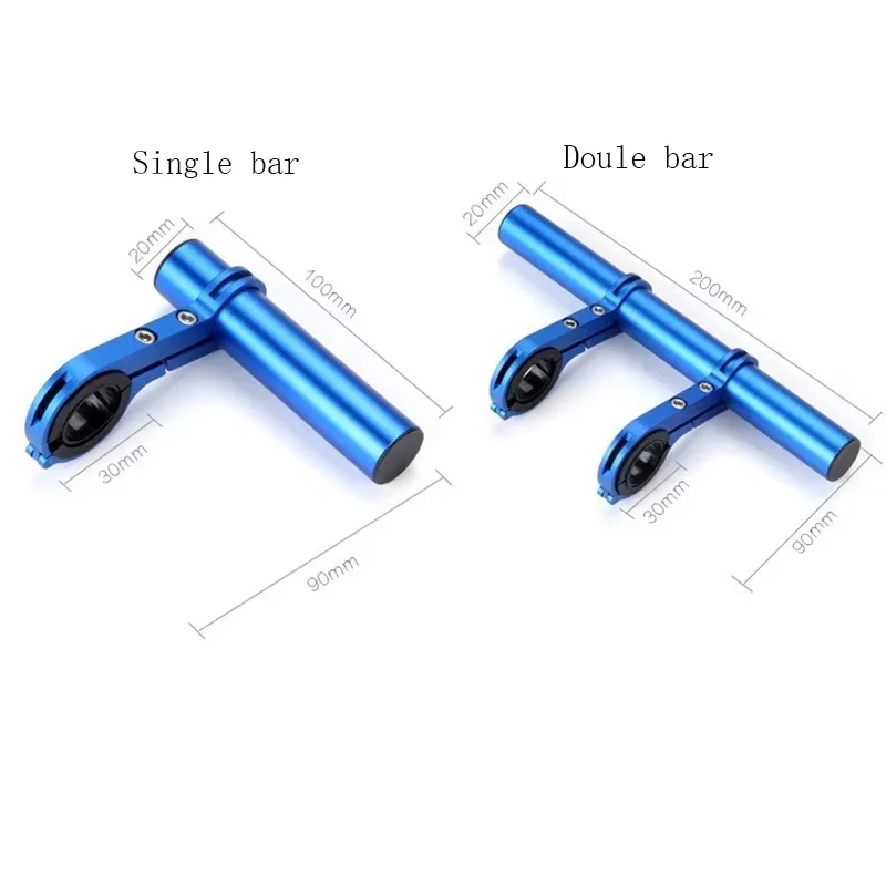 Bike Handlebar Extension Shelf Single/Double Bicycle Bracket Aluminum Alloy Multifunction Expansion Bracket Bike Accessories