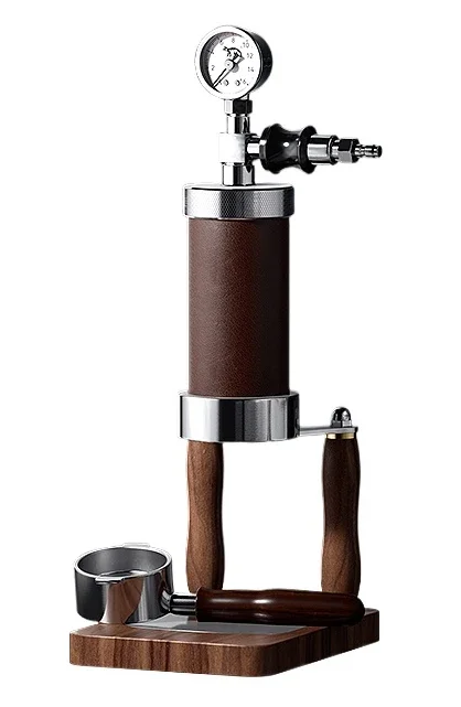 Pneumatic coffee machine Small household, hand-pressed espresso outdoor portable hand-cranked coffee machine