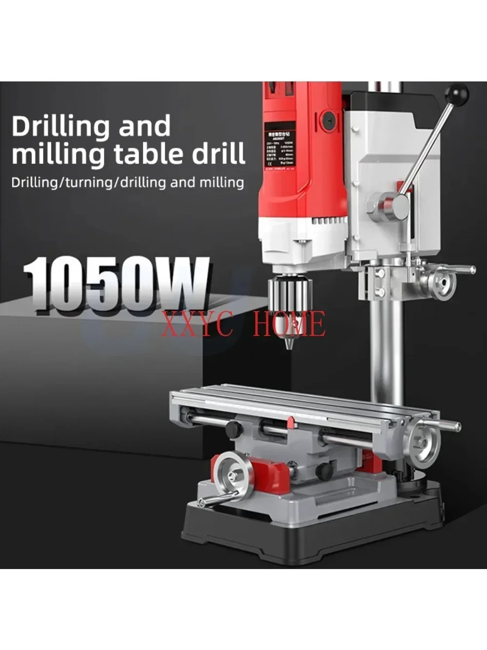 710W/880W/1050W Small Household 220V Industrial Grade Drilling Machine Mini Rotary Electric Drill High Precision Drilling Machin