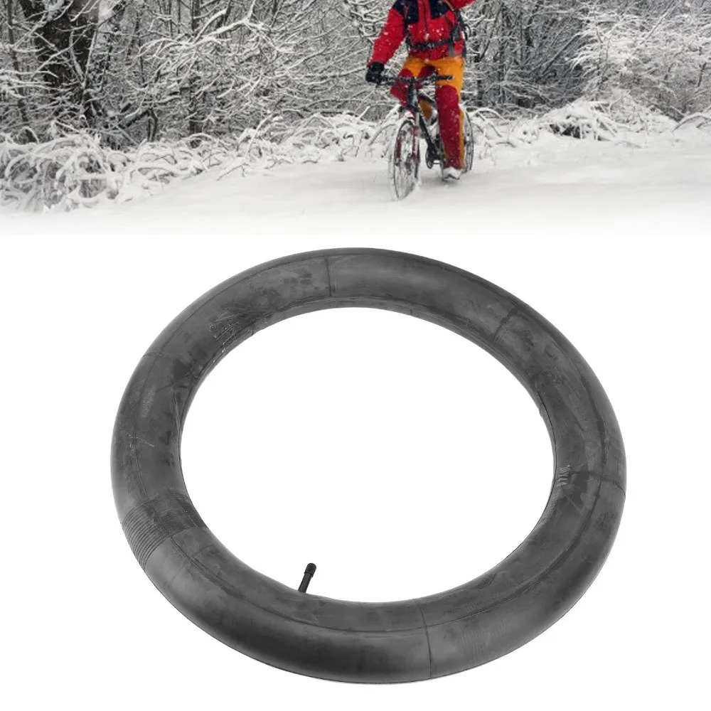 

Durable 20*4.0 Bike Inner Tube Butyl Rubber Heavy-Duty Fat Tire Tubes with Schrader Valve Fat Bicycle Tube Bicycle Maintenance