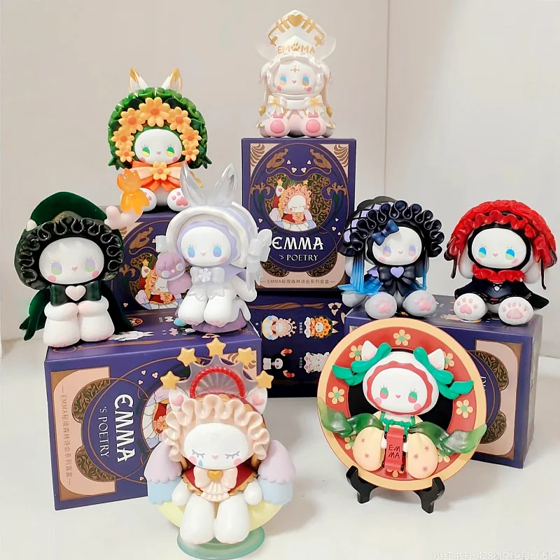 

Коллекционные фигурки Emma Blind Box из серии «Лесная поэзия», загадочные коробки, милые куклы, настольные украшения, игрушки-сюрпризы на день рождения