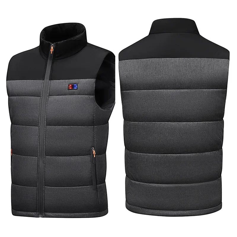 2025 جديد سترة ساخنة للرجال النساء USB 11 منطقة التدفئة الكهربائية سترة الحرارية صدرية لفصل الشتاء التزلج في الهواء الطلق سترة ساخنة