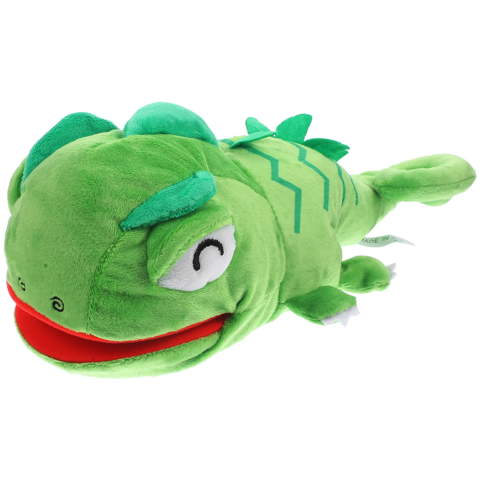 Role Play Hand Puppet Lizard Baby Dolls Kids Performance Props Reptile Child Plush Toy