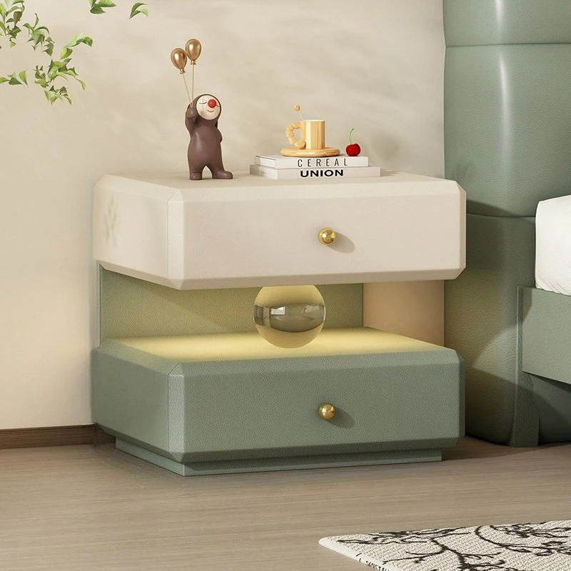 Home Furniture Simple Style Creative Solid Wood Nightstand Living Room Sofa Corner Tables Storage Rack Housewarming Gifts Shelf