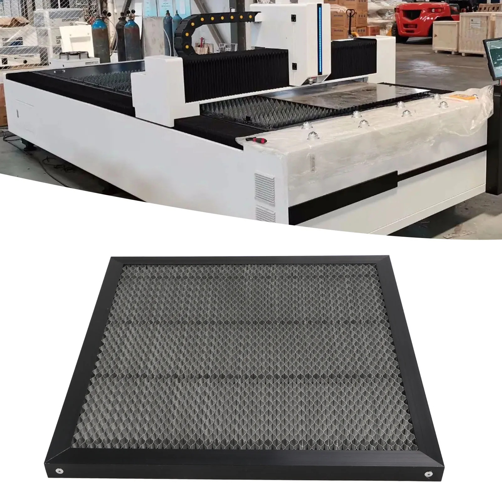 Laser Cutting Machine  Aluminum Alloy Laser Bed Working Table 400x400mm Mesh Design Laser Cutter Table