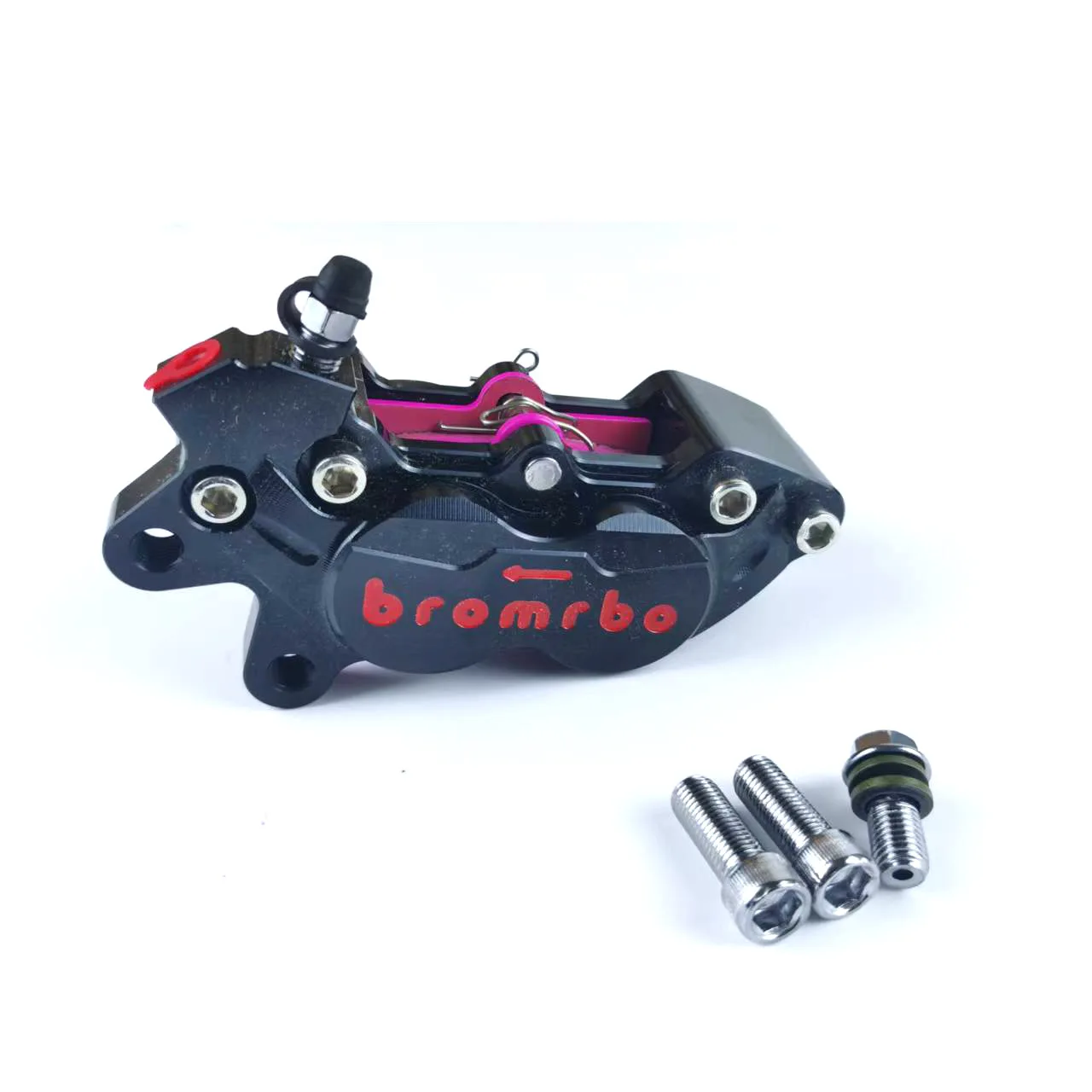 Motorrad inländischen CNC große abalone bremse elektrische fahrzeug kleine kalb scheibenbremssattel vier kolben änderung