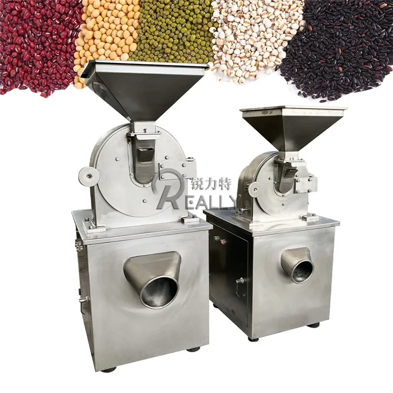 Small Scale Cross Hammer Maize Milling Machine Mini Flour Mill Price in Pakistan Electric Corn Grinder for Supermarket Use