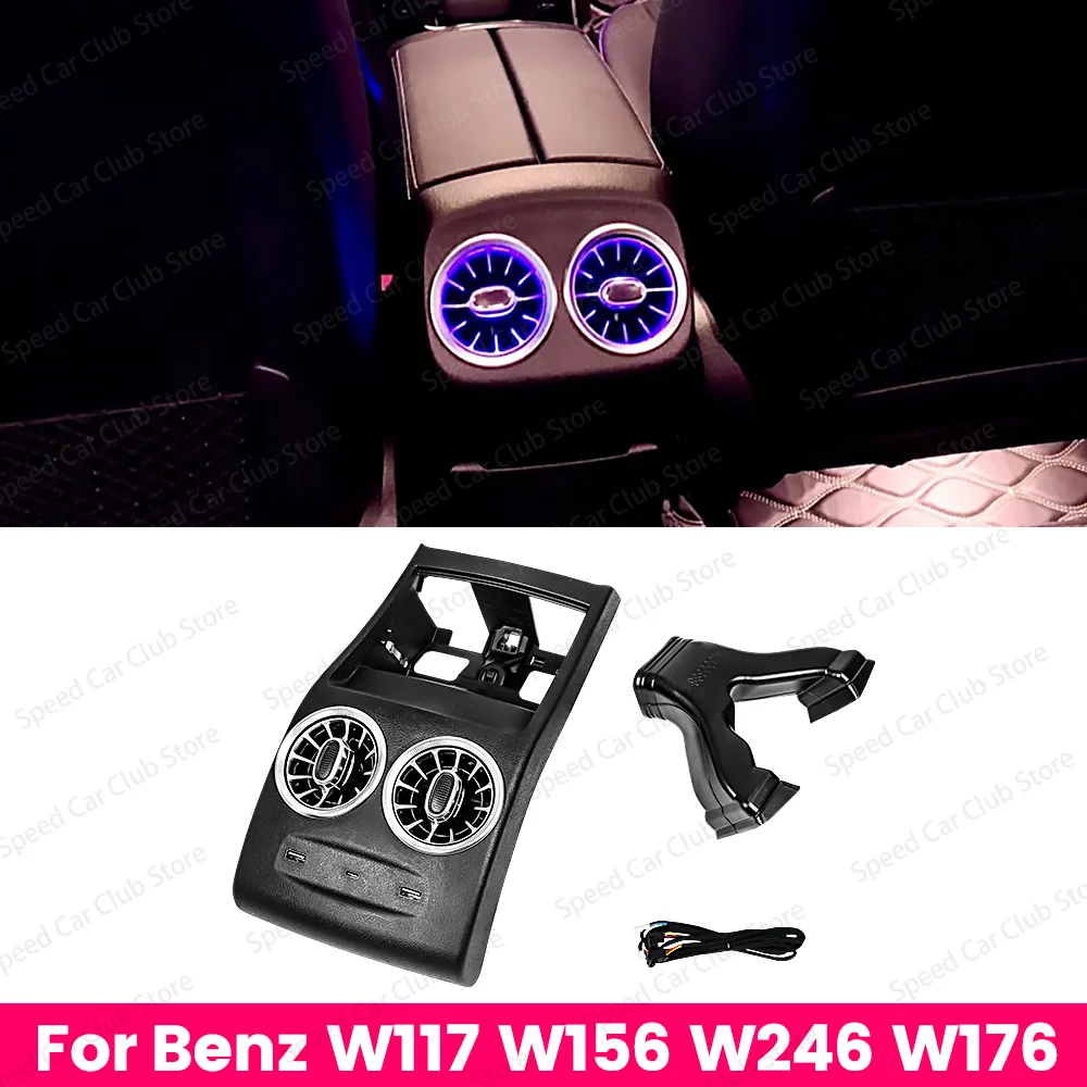 

Светодиодный задний вентиляционный отверстие для Mercedes-Benz a CLA GLA W176 W117 W246 W156 A45 A35 B Class Автомобильный аксессуар