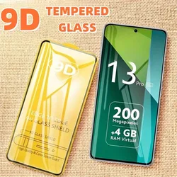 9D Tempered Glass Screen Protectors for XiaomiRedmi Note 13 13Pro 13 Pro Plus 13R Pro High Definition Protective Film Glass