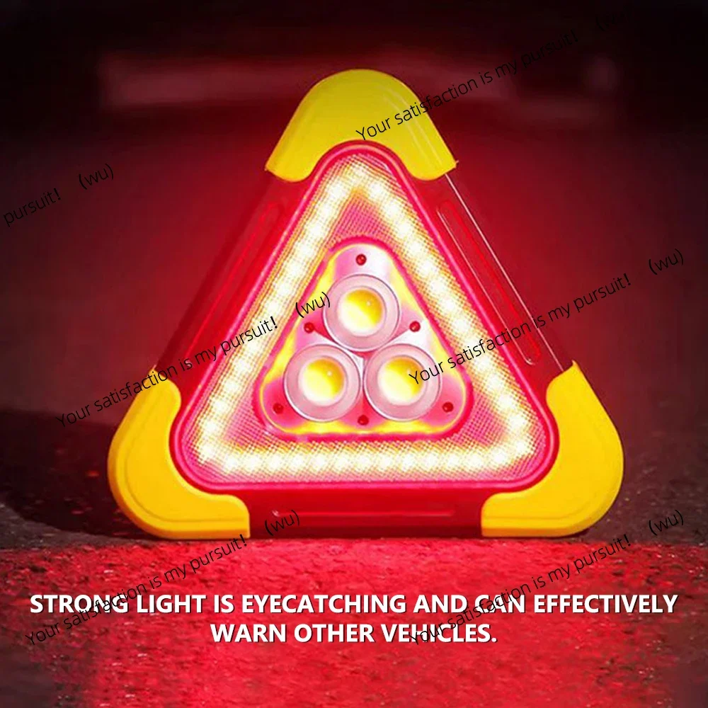 

Car Emergency Triangular Roadside Warning Light Warning Light Foldable Vertical Car Repairing Breakdown Safety Warning Light