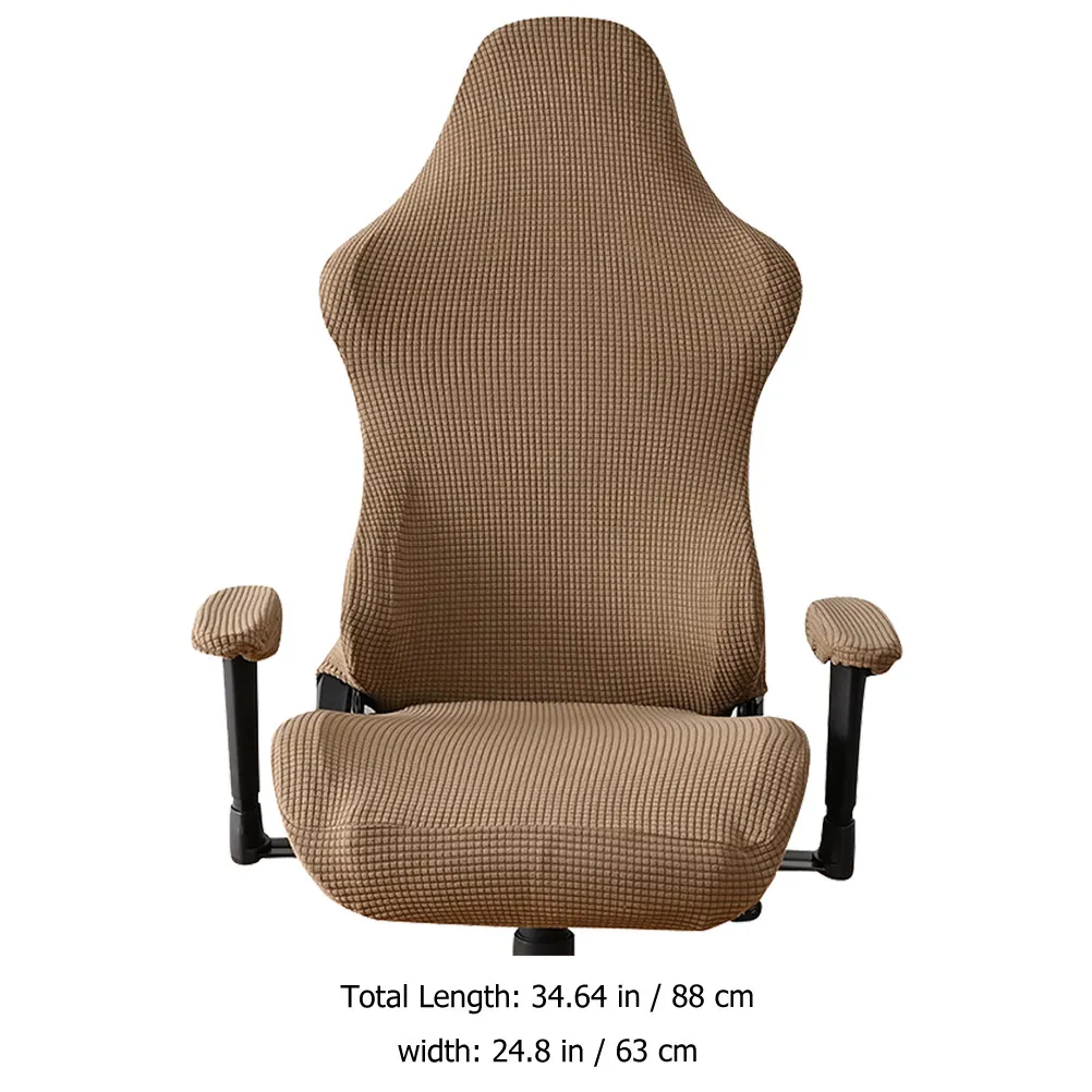 1Set Gaming Chair Protector Soft Elastic Stretch Cover Washable Slipcover Easy Fit Chair Cover Protector Comfortable