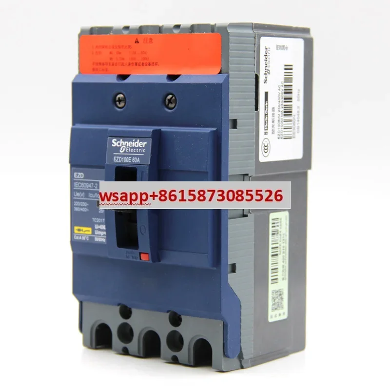 

Moulded case circuit breaker EZD100E 160E 250E 400E 630E air switch 3P60A100A