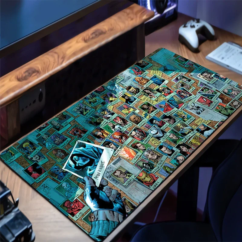 

Mouse Pad PC Accessories Gamer Cabinet Desktop Mouse Mat Laptop M-marvel Hero Anime Mousepad The A-avengers Gaming Keyboard Pad