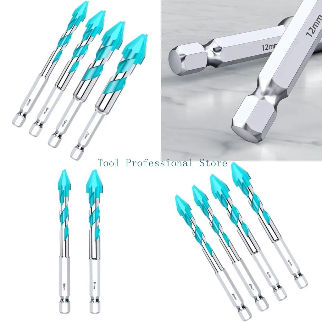 

57qf Multizize Эксцентричный бурильный бит 6-12 мм диапазоны 500 об / мин