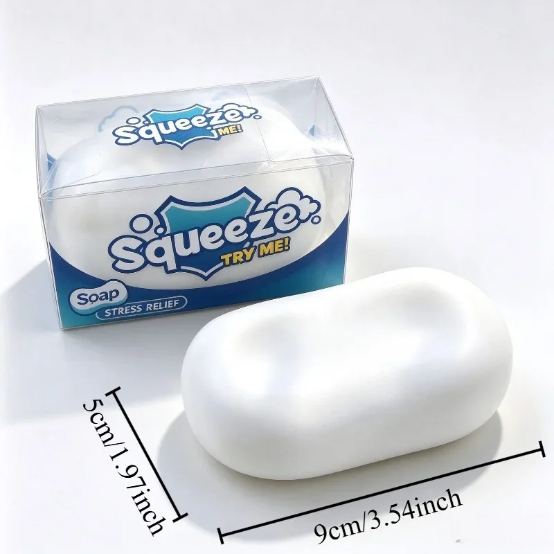 Crunchy Soap Ball Squishy Fidget Toy Soft Stress Ball Squeeze Toy Particle Filled Inside Sensory Anti Stress Toy for Adults