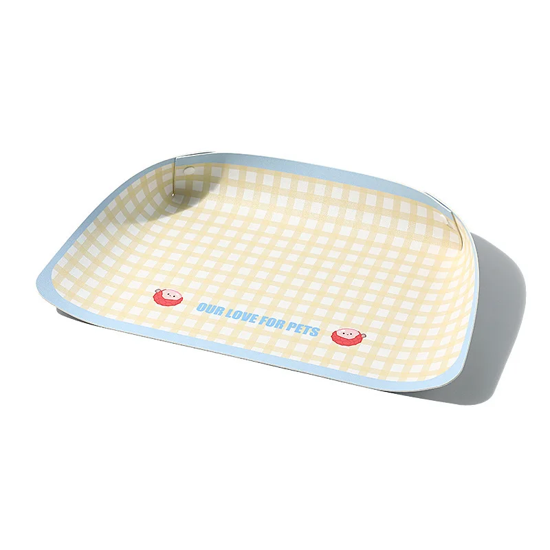 Alfombrilla Antiderrames, Base para Tazón de Mascotas, Cuero PU Impermeable y Resistente al Aceite, Compra Uno y Lleva Otro Gratis