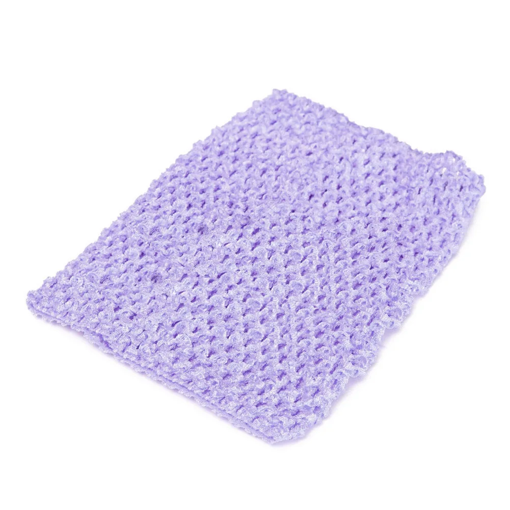 Q0KB 9 Inch Chest Children 20x23CM Elastic Wrapped Chest Knit Girl Crochet Headband Tutu Tube Tops Wide DIY Skirt Dress