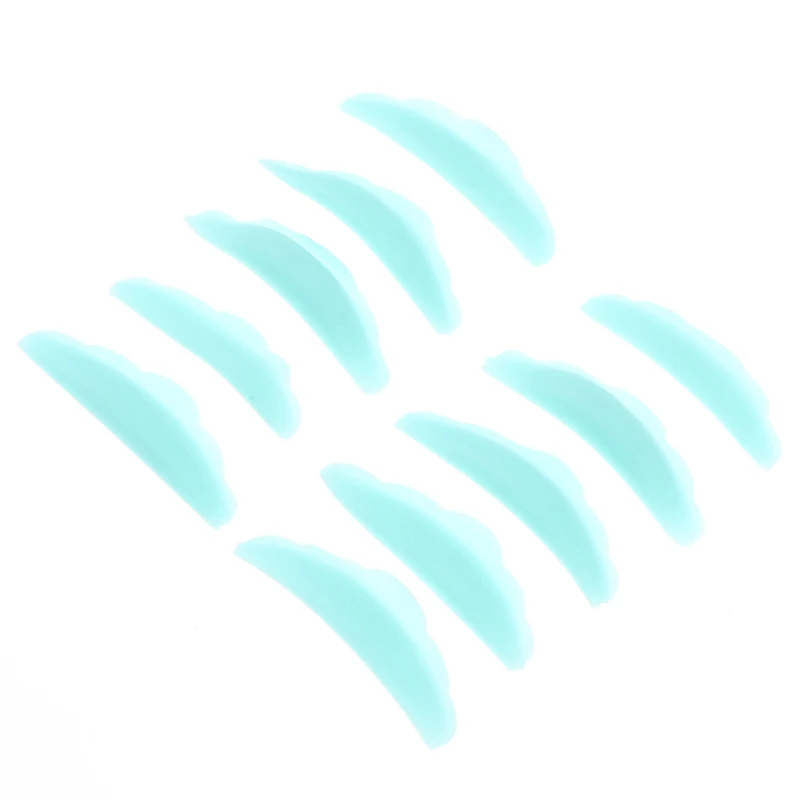 Cílios Perming Pad, Silicone Curler Rods, Lashes Lift, Shield Tool, 5 Pares