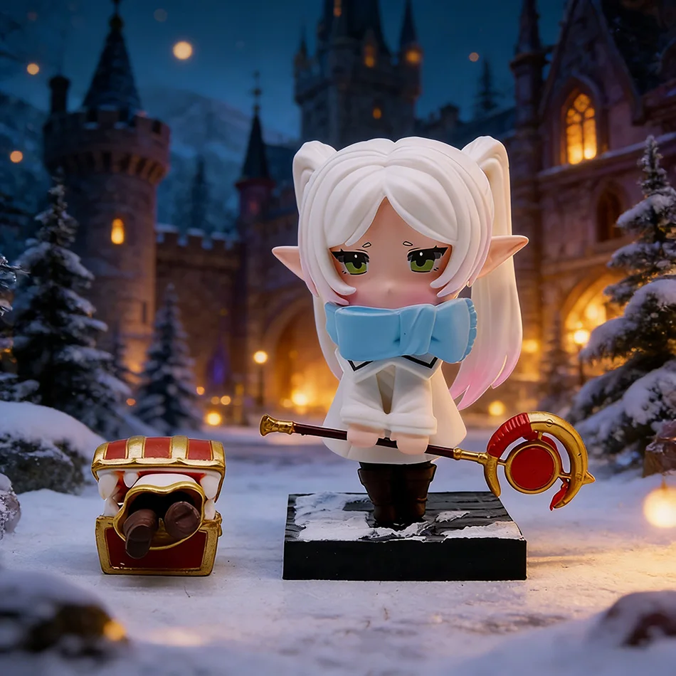 

Anime Merch Frieren: Beyond Journey's End Animation Peripheral Hand-made Model Figure Funeral Lillian Kawaii Desk Decor Toy Gift