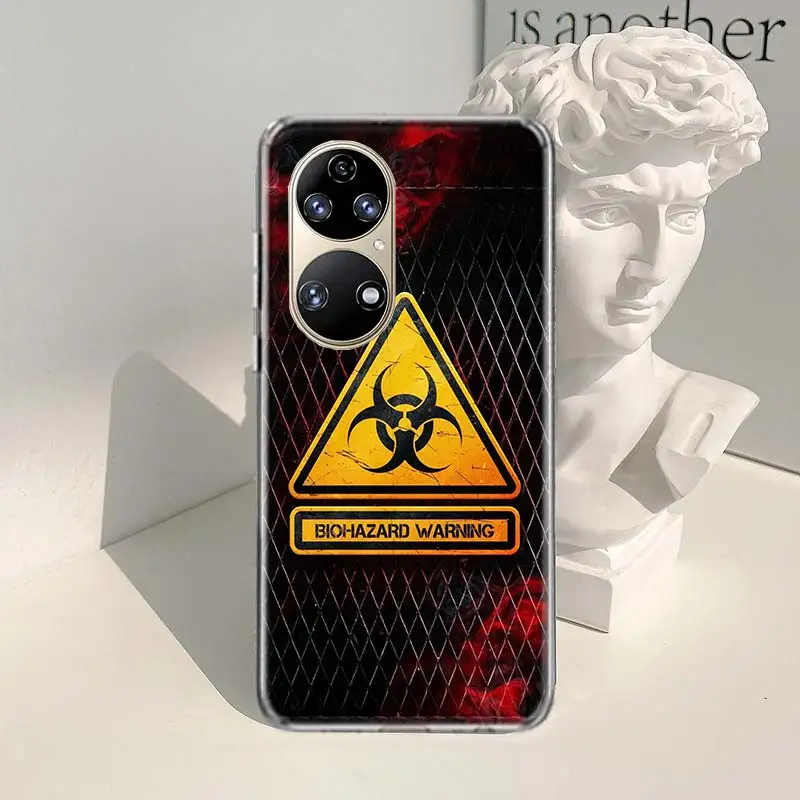 Stay away from warning signs Phone Case For Huawei P50 P40 Pro P30 Lite P20 P10 Mate 10 20 Lite 30 40 Pro Cover Coque