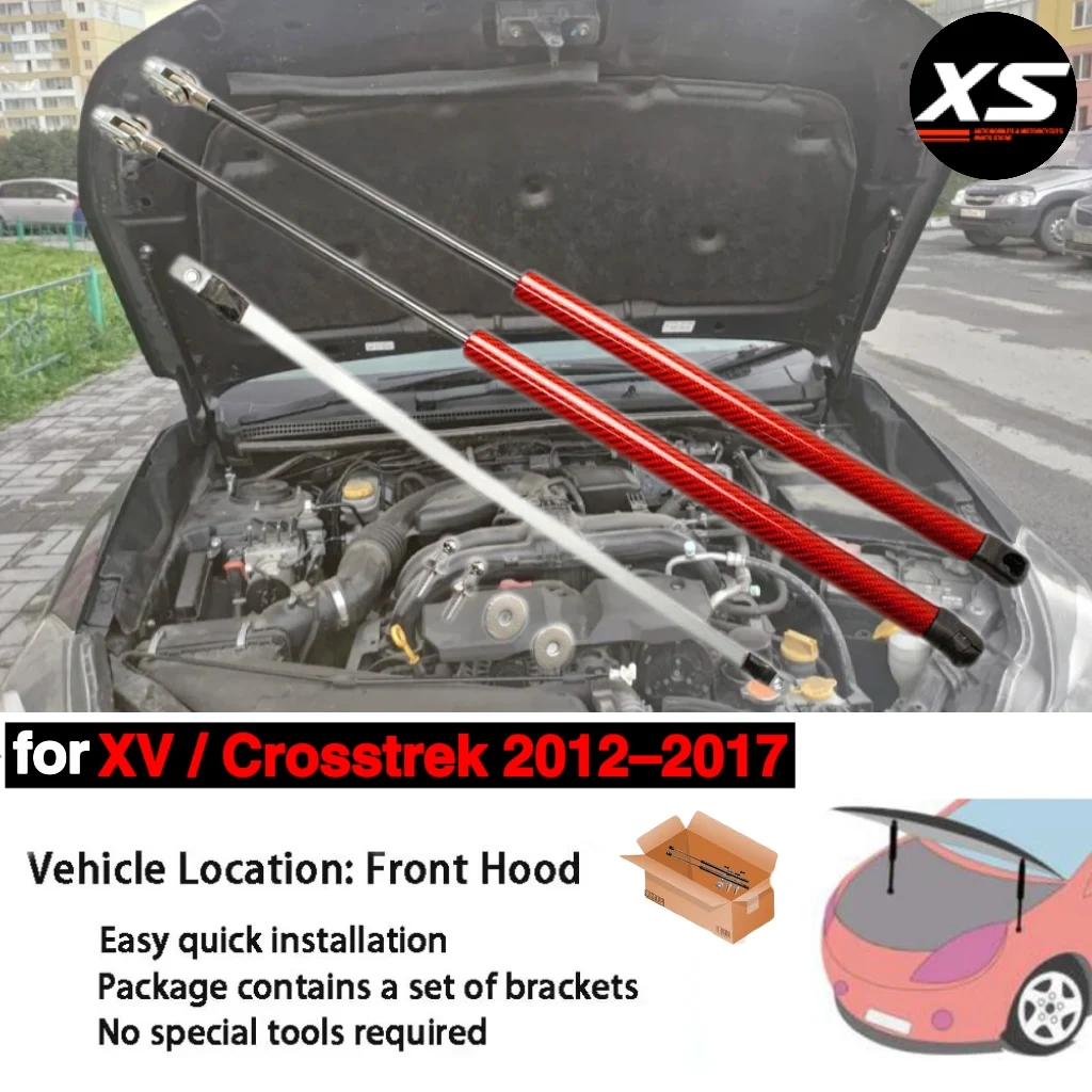 

For Subaru XV Subaru Crosstrek GP 2012 2013 2014 2015 2016 2017 Front Hood Bonnet Modify Gas Struts Lift Support Shocks Damper