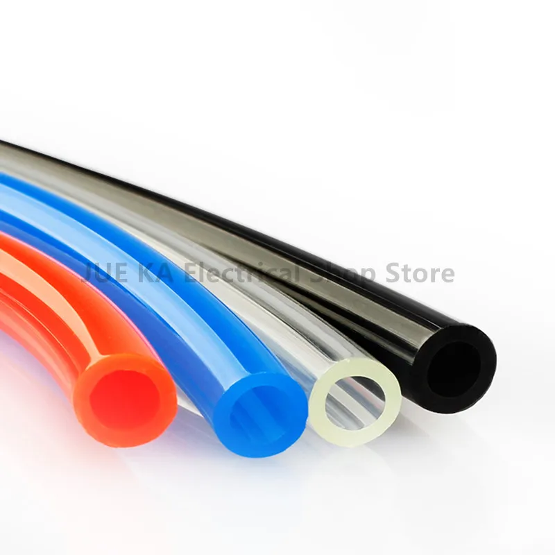 10 meters Pneumatic pats PU tube 4*2.5 mm 6*4 mm 8*5mm 10*6.5 mm 12*8 14*10mm 16*12mm air pipe Air compressor hose