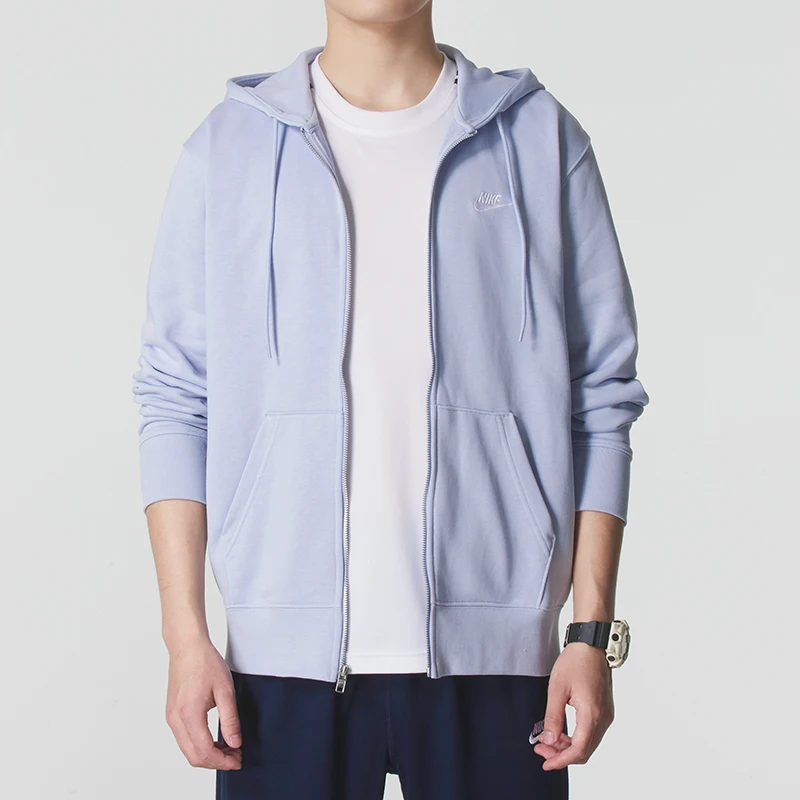 

Nike Men's Jacket Sportswear Fashionable Windbreaker Knitted Casual Wear Hooded Jacket Fn3885-057