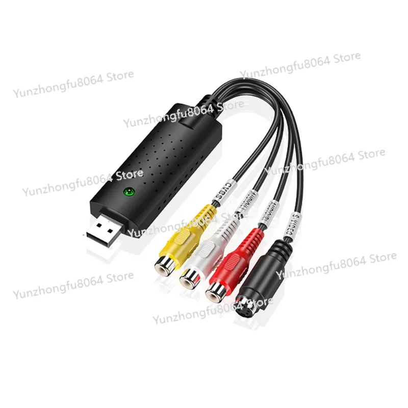 Карта захвата видео USB Easy Cap VHS VCR Mini DV Hi8 DVD в цифровой преобразователь RCA/S-видео в USB 2.0 Захват аудио-видео записей