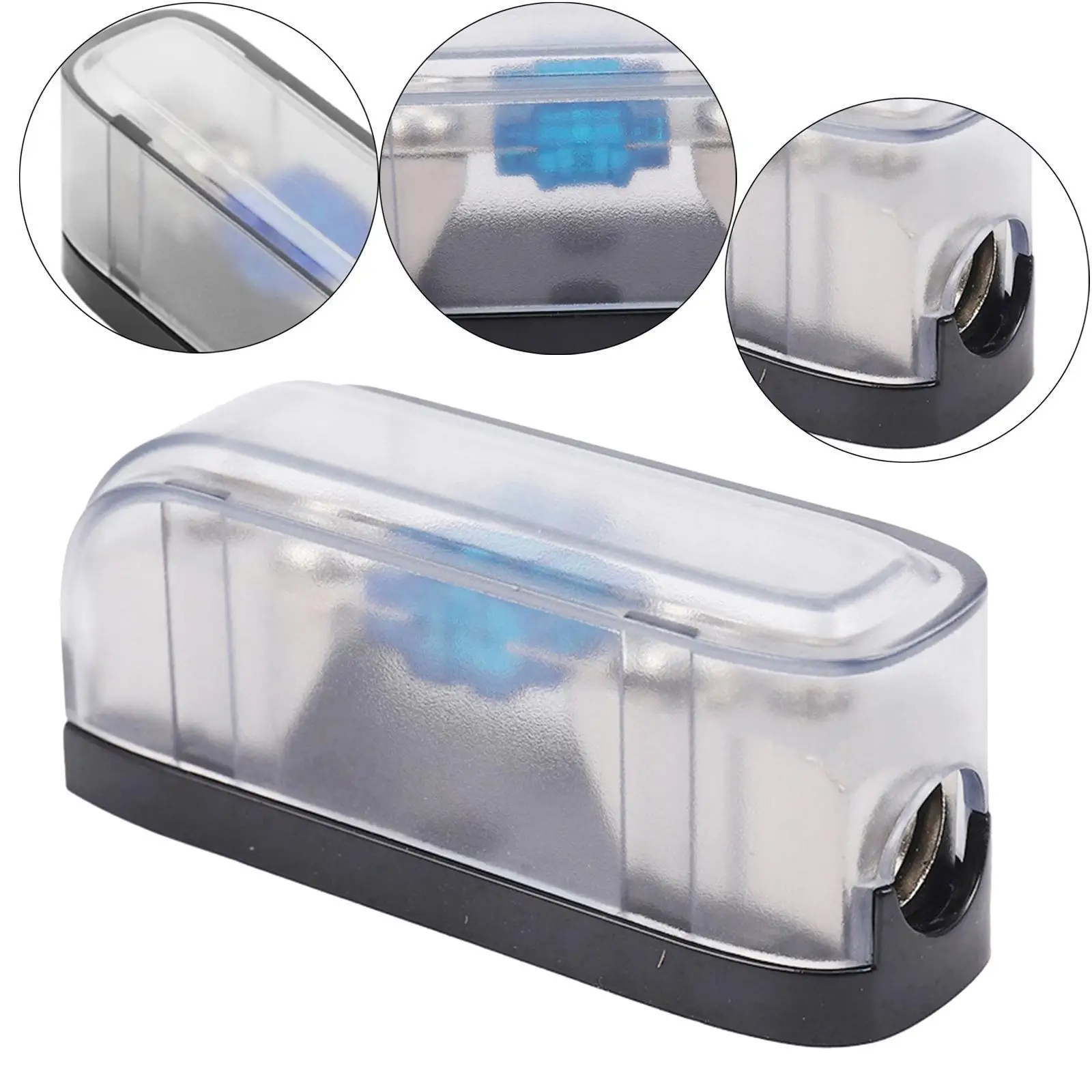

Car Stereo Fuse Holder Direct Replace Professional Easy Installation Fusebox Car Fuse Block for Car Audio Speaker Amplifier
