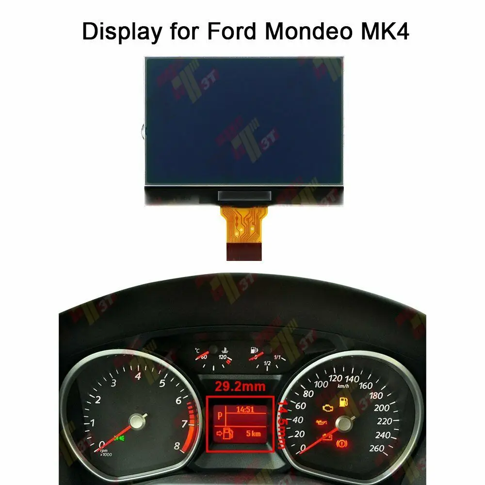 

LCD Display forFord Mondeo MK4 Instrument Cluster