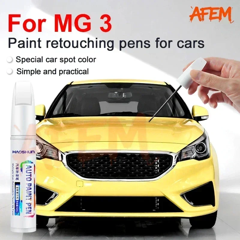 

For MG 3 Car Touch Up Paint Scratch Removal Repair Paint Car Paint Protection Clear Coat Pen Silver Snow White Tudor Yellow