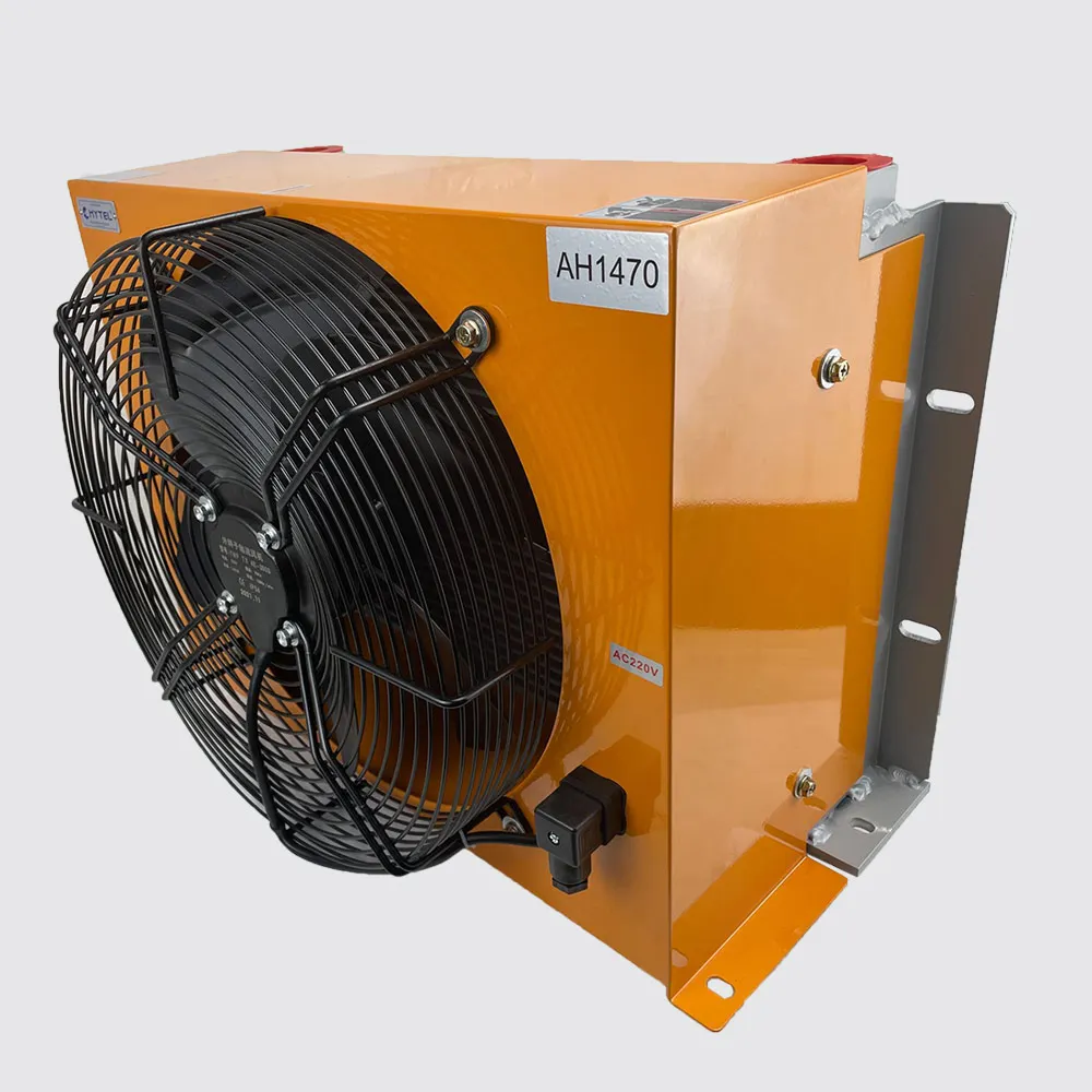 Fabrikpreis AH0608 AH1012T Hydraulikteil-Luftkühler mit CA-Lüfterspannung 12 V/24 V 220 V 380 V Wärmetauscher