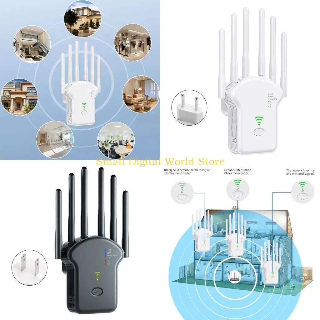 77ub-1200mbps-wifiリピーター-ワイヤレスルーター範囲エクステンダー-シグナルブースター-24g