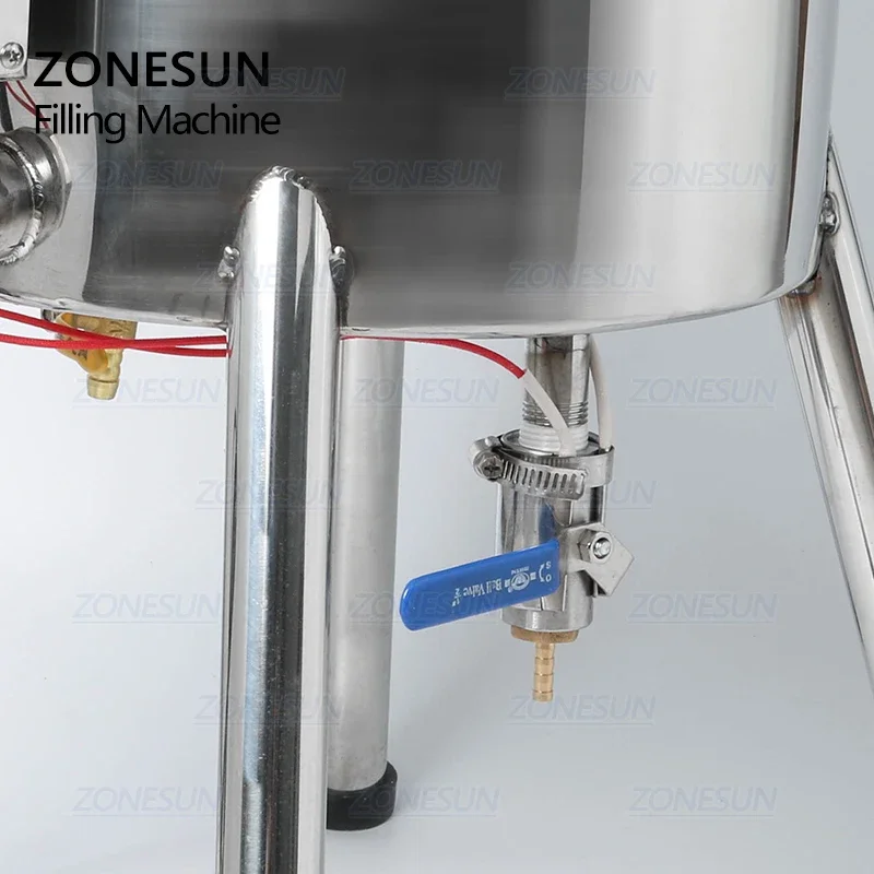 ZONESUN 15L Manual Lip Gloss Lipctick Crayon Heating Mixing Filling Machine For Cosmetics