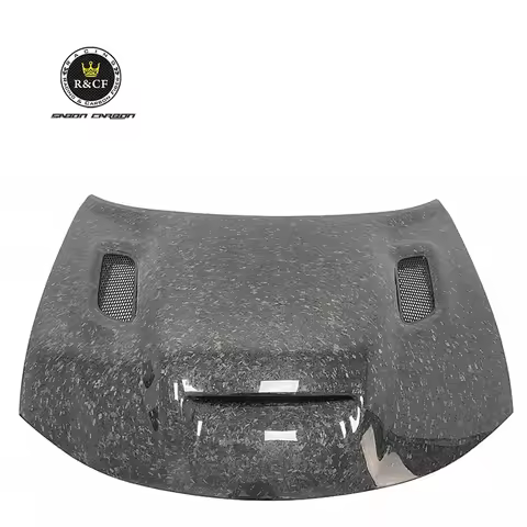 Forged Carbon Fiber Redeye Style Front Hood Bonnet With Vents For 2015-21 Dodge Charger SRT Hellcat