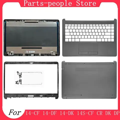Gray/Black NEW for HP Pavilion 240 245 246 G7 14-CM 14-CK 14-DG laptop LCD Back Cover/Front Bezel/Palmrest/BOTTOM CASE